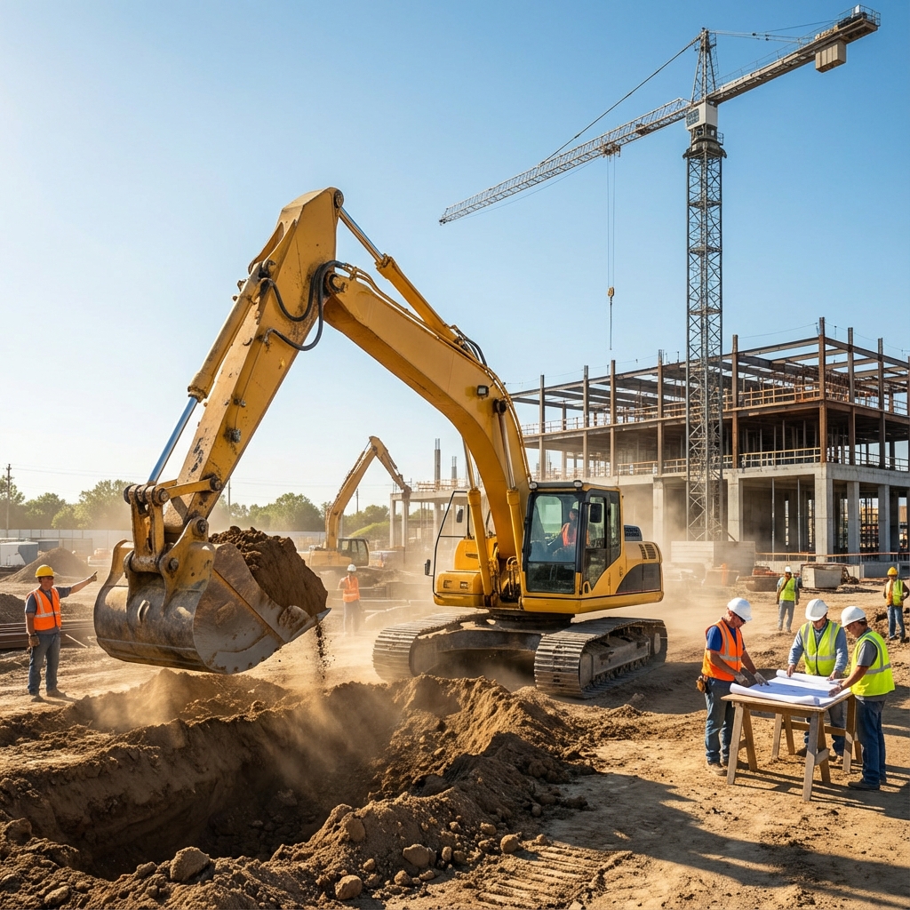 ماشین آلات ساختمانی